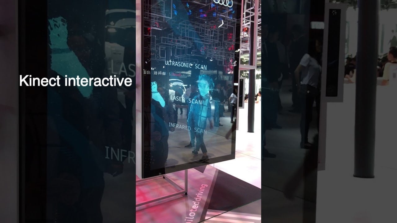 Audi · International Auto Show — Scan-to-Video Interactive