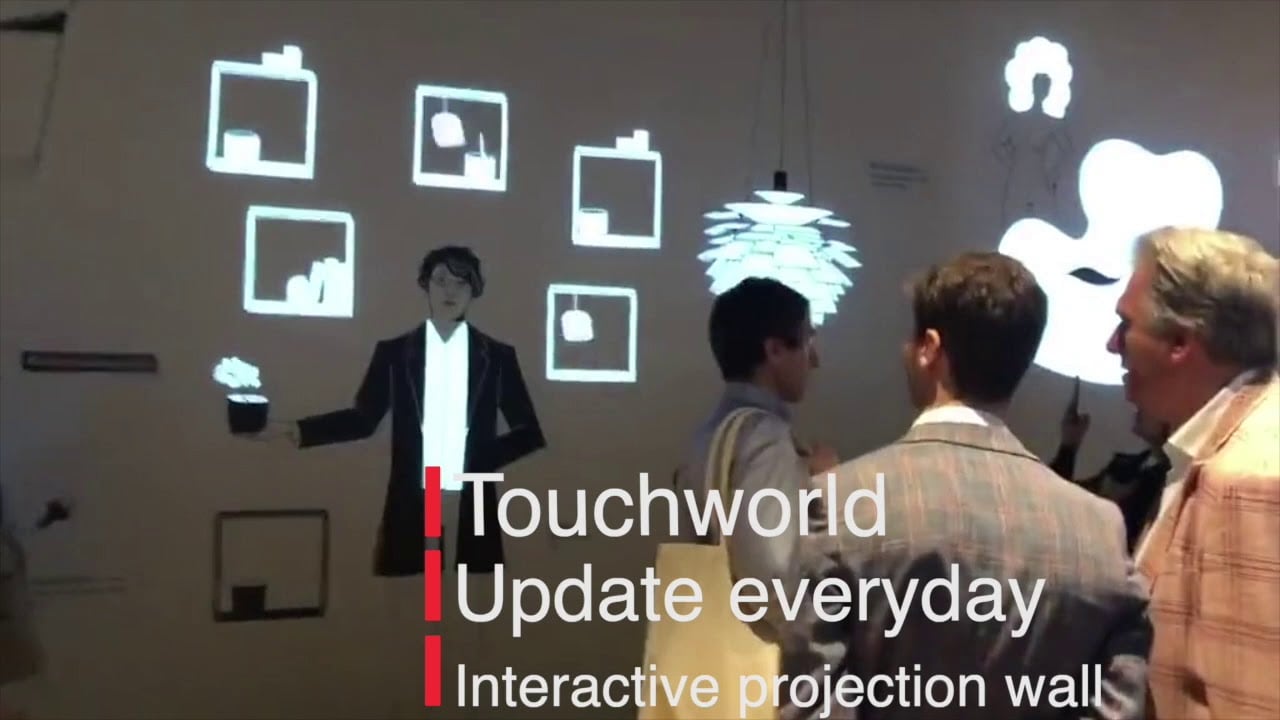 Milan International Furniture Fair · Interactive Projection Walls for Designer Discovery